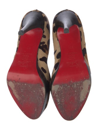 Christian Louboutin Yoyo Zeppa Ponyhair Pumps