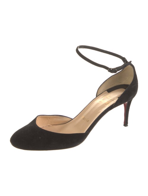 Christian Louboutin Suede D'Orsay Pumps