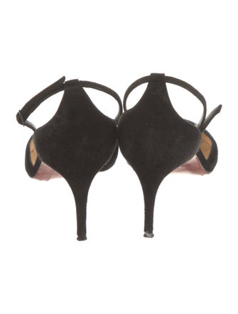 Christian Louboutin Suede D'Orsay Pumps