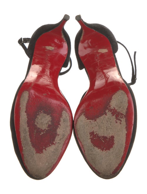 Christian Louboutin Suede D'Orsay Pumps