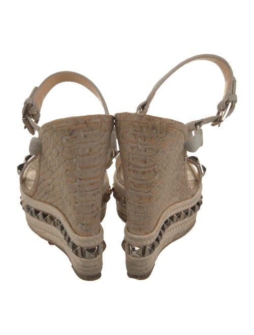 Christian Louboutin Rockstud Spike Suede Espadrilles