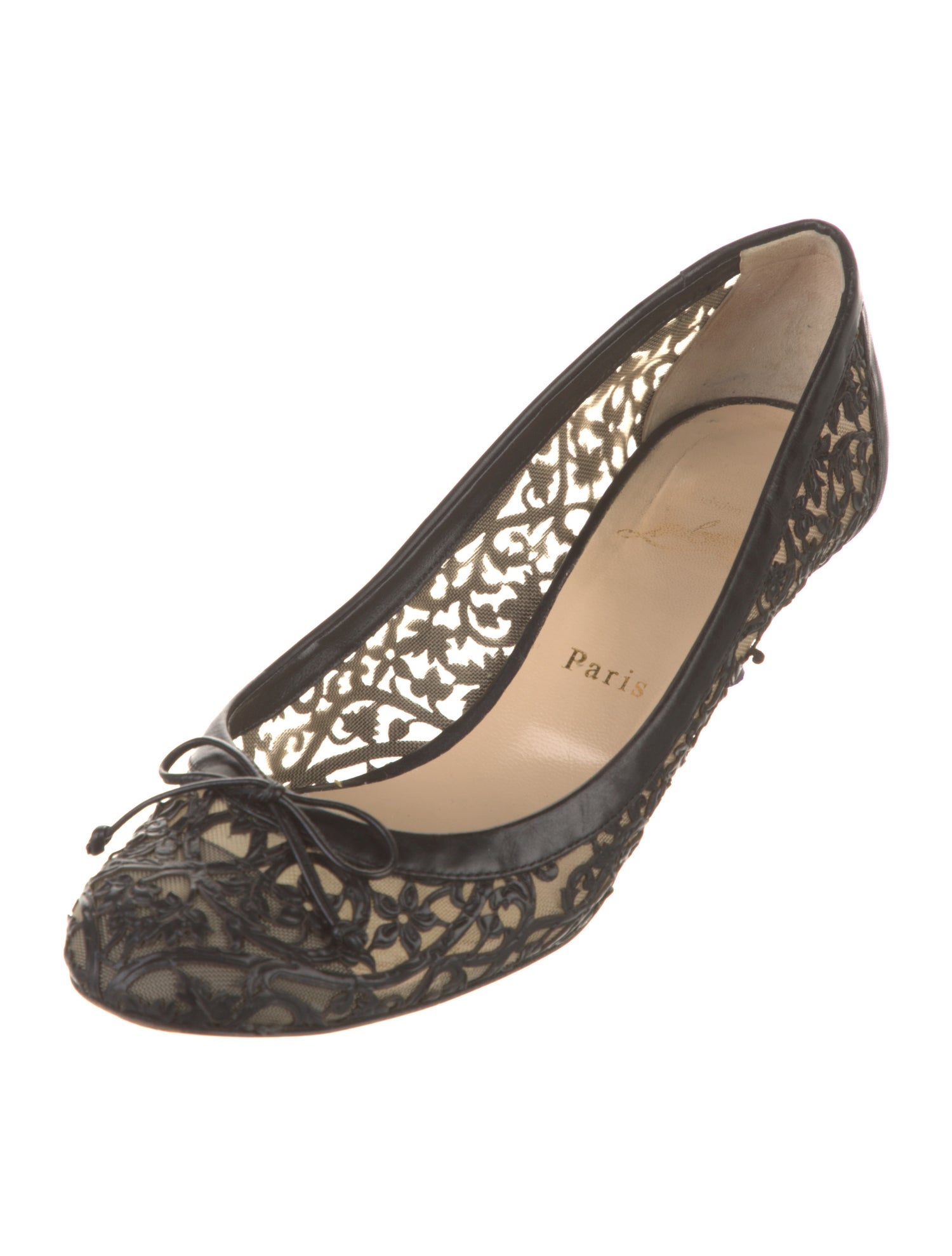 Christian Louboutin Leather Printed Pumps