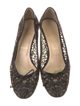 Christian Louboutin Leather Printed Pumps