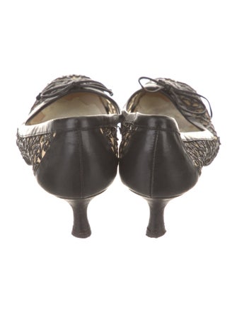 Christian Louboutin Leather Printed Pumps