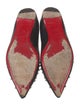 Christian Louboutin Leather Studded Accents Ballet Flats