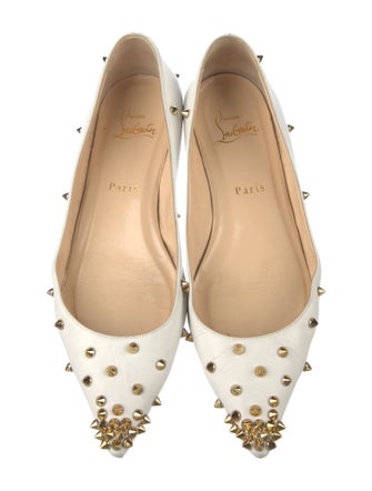 Christian Louboutin Degraspike Spike Accents Flats
