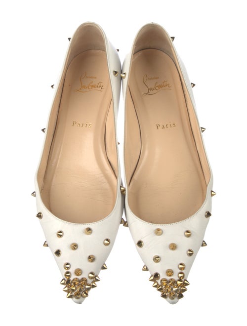 Christian Louboutin Degraspike Spike Accents Flats