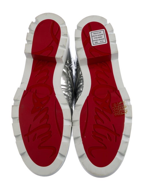 Christian Louboutin PVC Lace-Up Boots