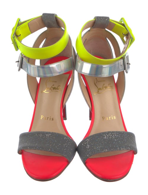 Christian Louboutin Multipot Leather Sandals