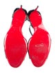 Christian Louboutin Mesh Slingback Sandals