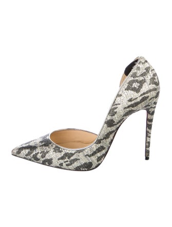 Christian Louboutin Printed D'Orsay Pumps