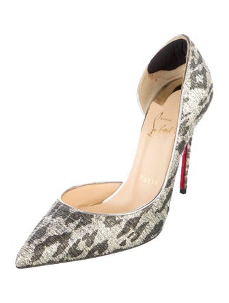 Christian Louboutin Printed D'Orsay Pumps