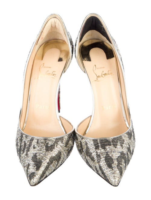 Christian Louboutin Printed D'Orsay Pumps