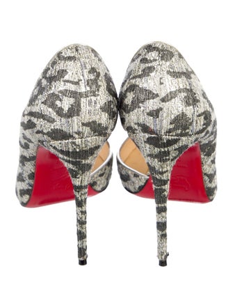 Christian Louboutin Printed D'Orsay Pumps