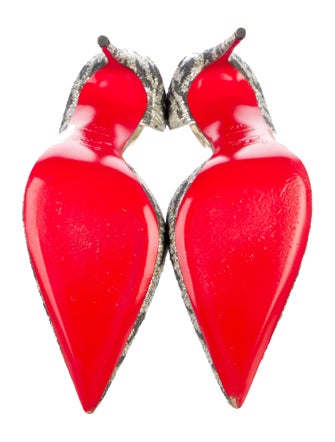 Christian Louboutin Printed D'Orsay Pumps