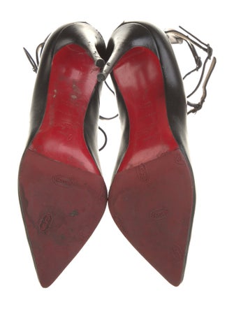 Christian Louboutin Leather T-Strap Pumps