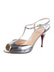 Christian Louboutin Leather T-Strap Sandals