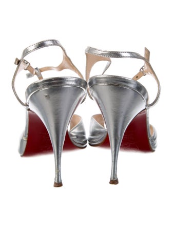 Christian Louboutin Leather T-Strap Sandals