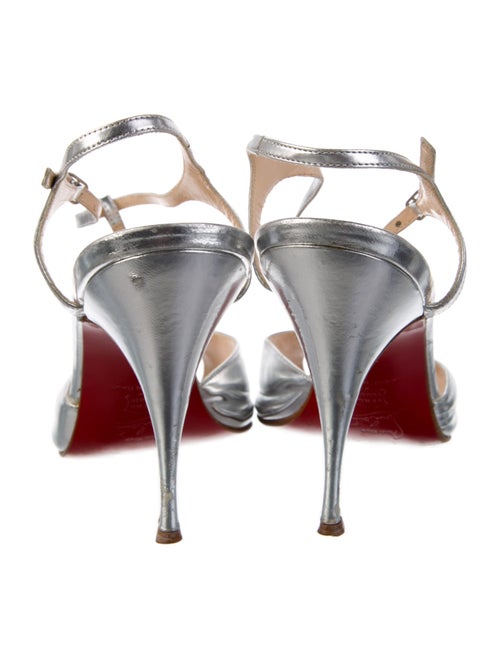 Christian Louboutin Leather T-Strap Sandals