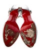 Christian Louboutin Leather T-Strap Sandals