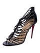Christian Louboutin Leather Studded Accents Gladiator Sandals