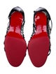 Christian Louboutin Leather Studded Accents Gladiator Sandals