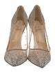 Christian Louboutin Mesh Mesh Accents Pumps