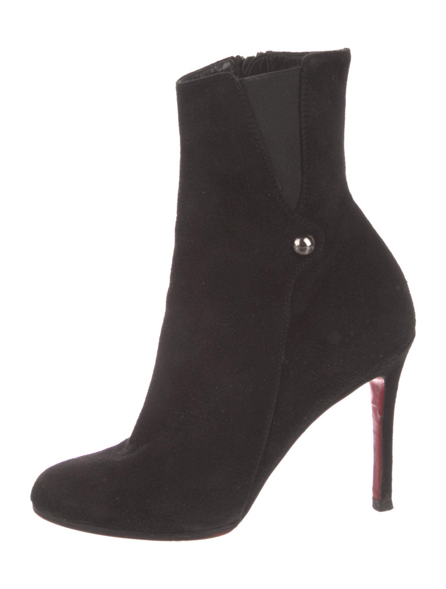 Christian Louboutin Suede Sock Boots