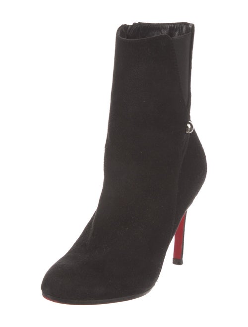 Christian Louboutin Suede Sock Boots