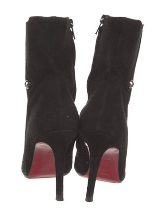 Christian Louboutin Suede Sock Boots