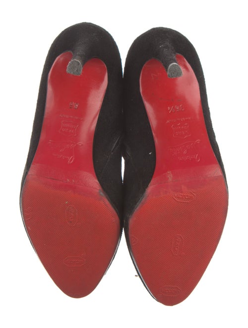 Christian Louboutin Suede Sock Boots