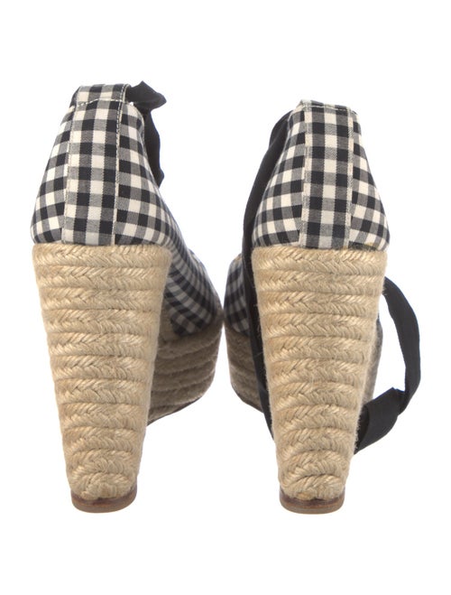 Christian Louboutin Plaid Print Espadrilles