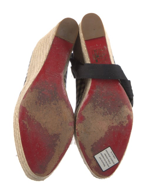 Christian Louboutin Plaid Print Espadrilles