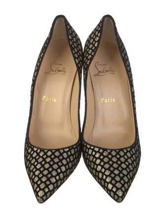 Christian Louboutin Glitter Printed Pumps
