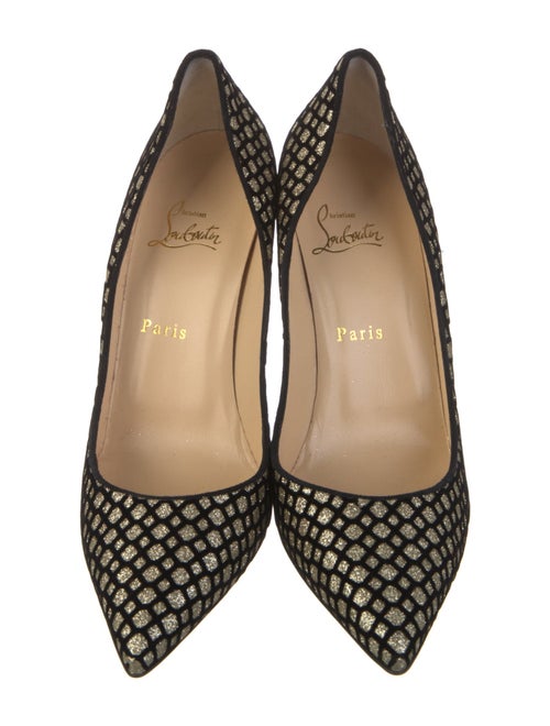 Christian Louboutin Glitter Printed Pumps