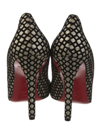 Christian Louboutin Glitter Printed Pumps