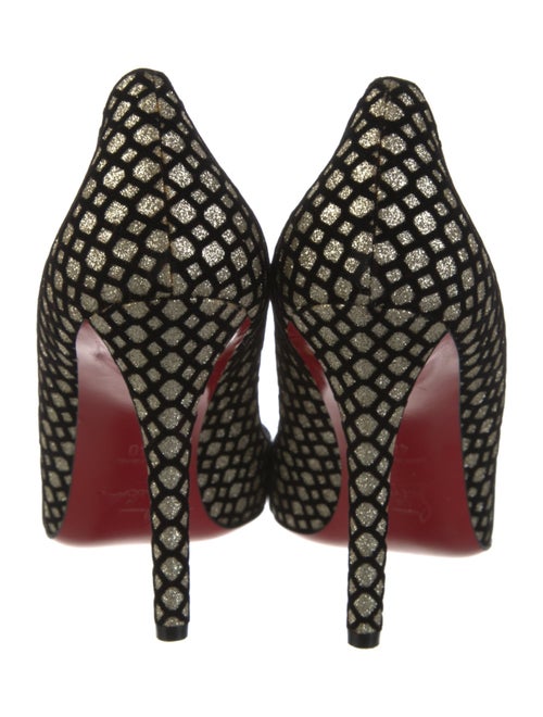 Christian Louboutin Glitter Printed Pumps