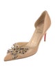 Christian Louboutin Farfa Spike Accents D'Orsay Pumps