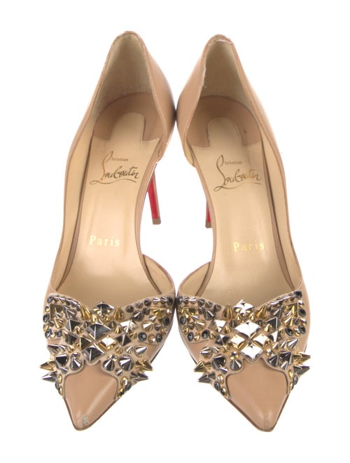 Christian Louboutin Farfa Spike Accents D'Orsay Pumps