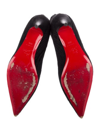 Christian Louboutin Distressed Accents Sock Boots