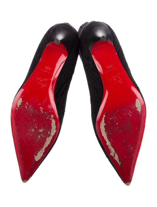 Christian Louboutin Distressed Accents Sock Boots