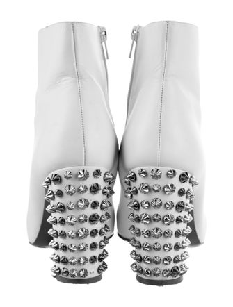 Christian Louboutin Spike Accents Leather Boots