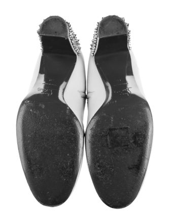 Christian Louboutin Spike Accents Leather Boots