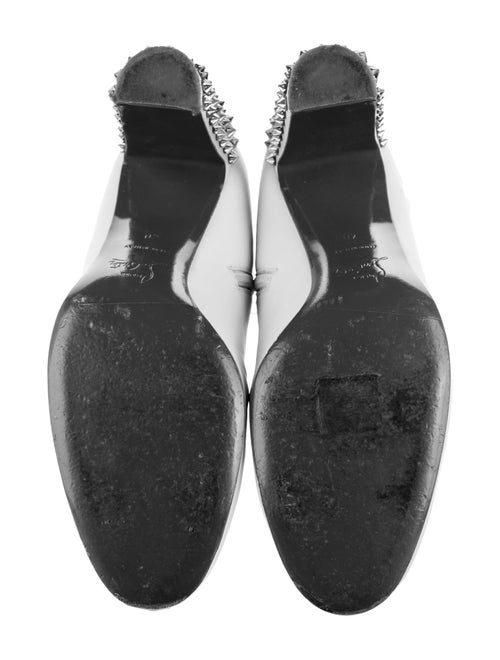 Christian Louboutin Spike Accents Leather Boots