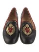 Christian Louboutin Spike Accents Leather Loafers