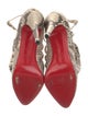 Christian Louboutin Python Animal Print Pumps