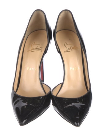 Christian Louboutin Patent Leather D'Orsay Pumps