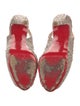 Christian Louboutin Sequins Slingback Pumps