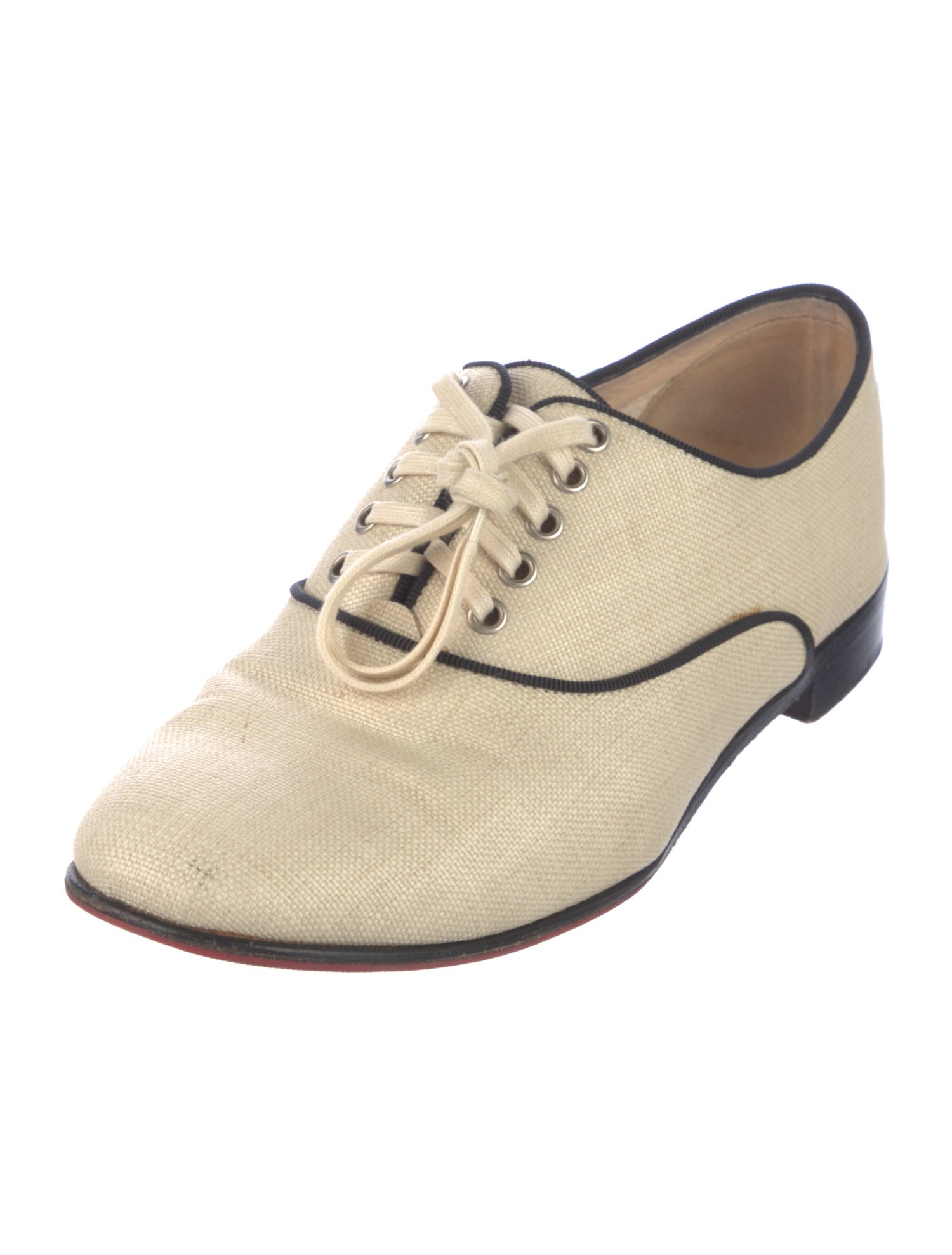 Christian Louboutin Canvas Oxfords