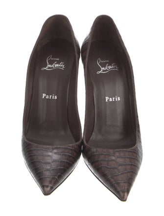 Christian Louboutin Embossed Leather Pumps